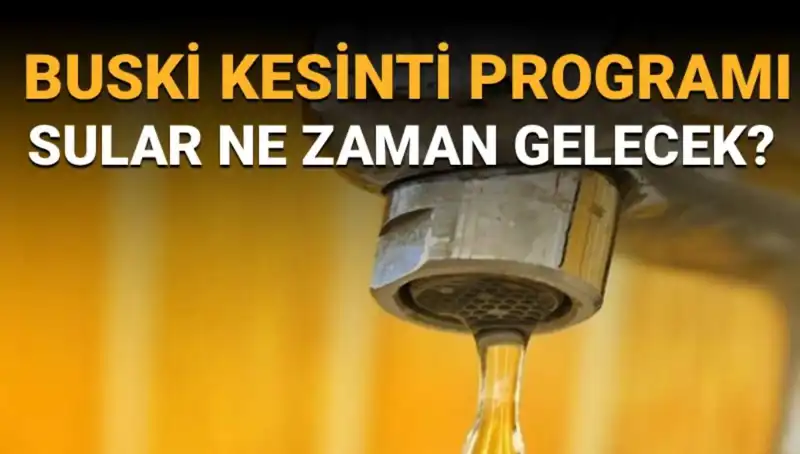 Bursa Nilüfer'de Su Kesintisi Ne Zaman Bitecek? BUSKİ Açıklıyor!